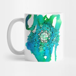 Watercolor Mandala Mug